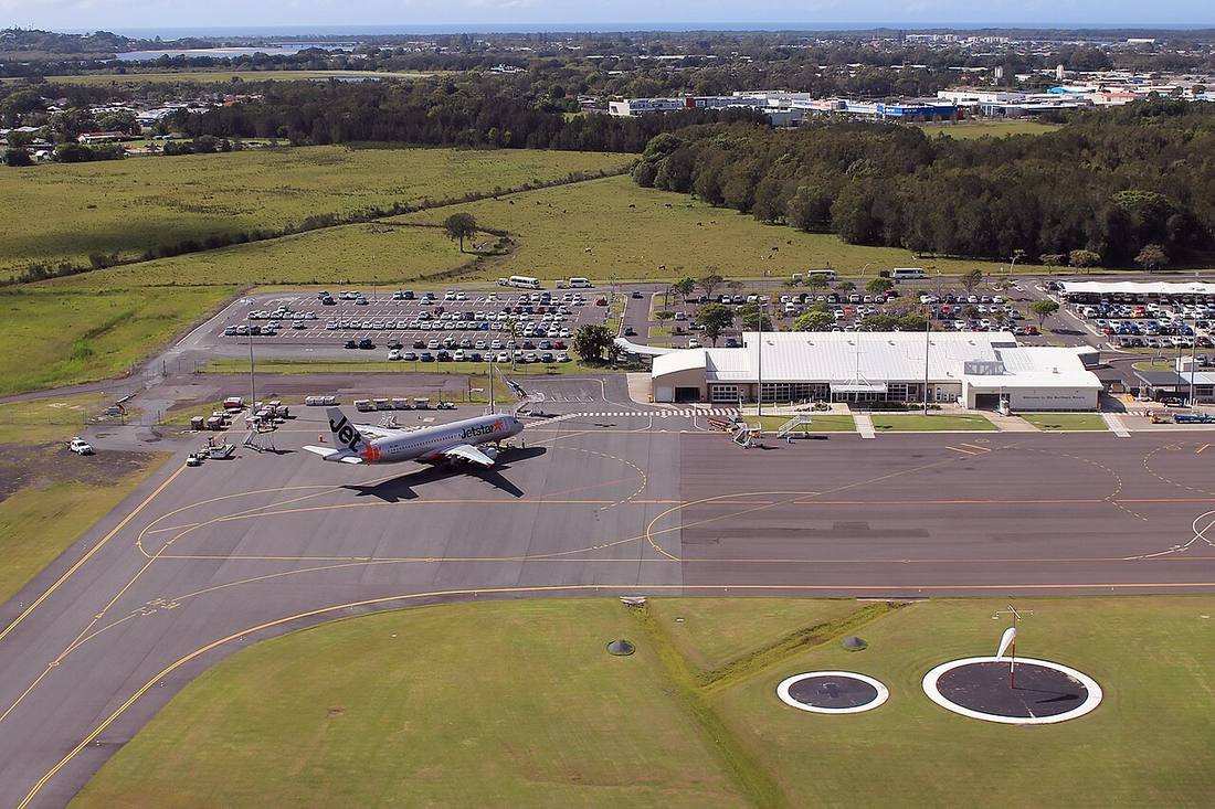 Ballina Byron Gateway Airport: the airport and the towns a transfer from BNK serves