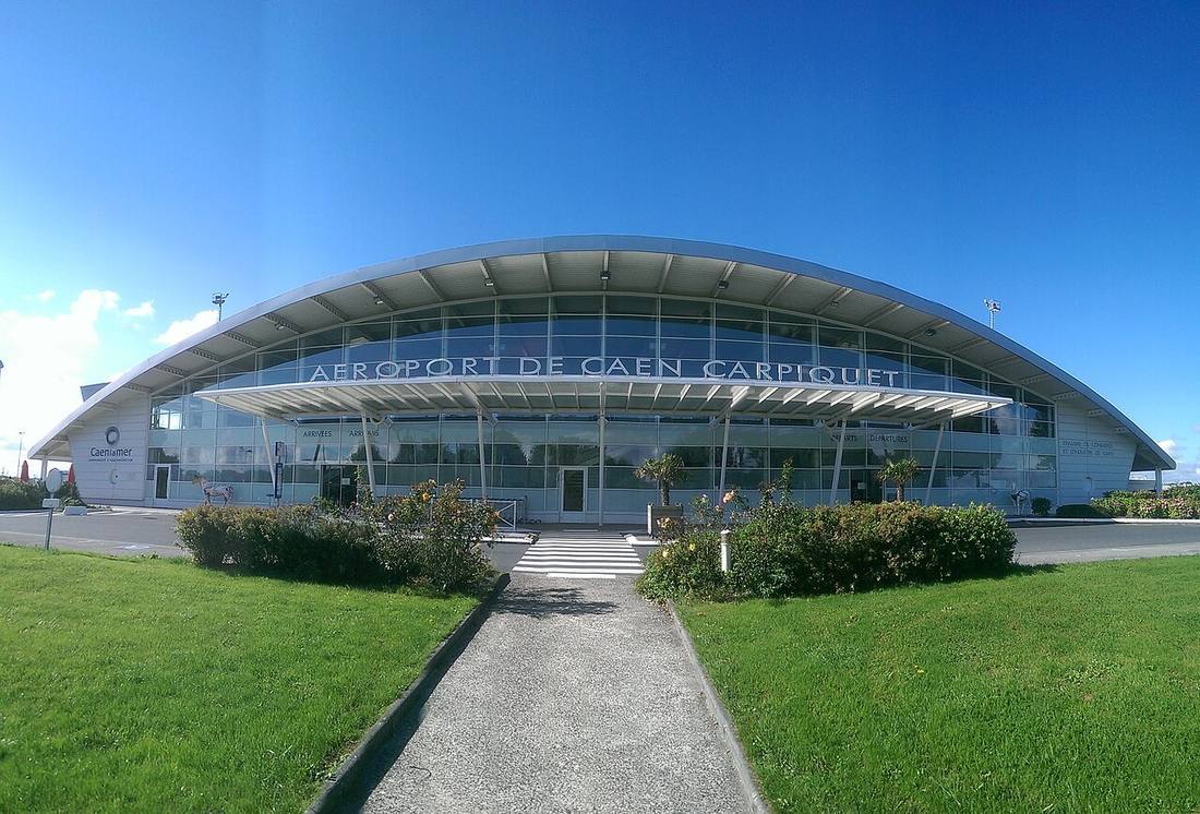 Caen Carpiquet airport: the airport and the towns a transfer from CFR serves