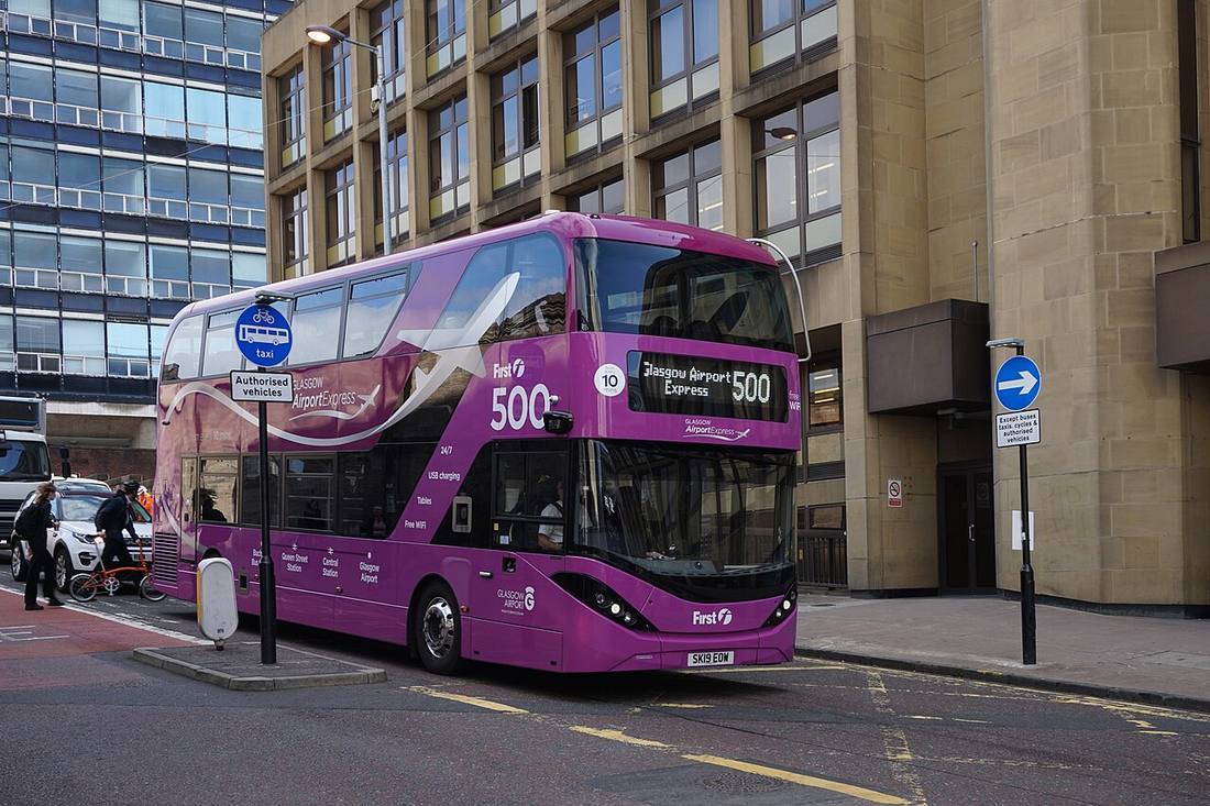 Glasgow Airport: the airport and the towns a transfer from GLA serves