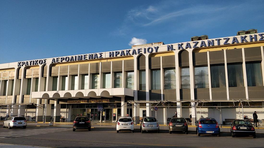 Heraklion International Nikos Kazantzakis Airport: the airport and the towns a transfer from HER serves