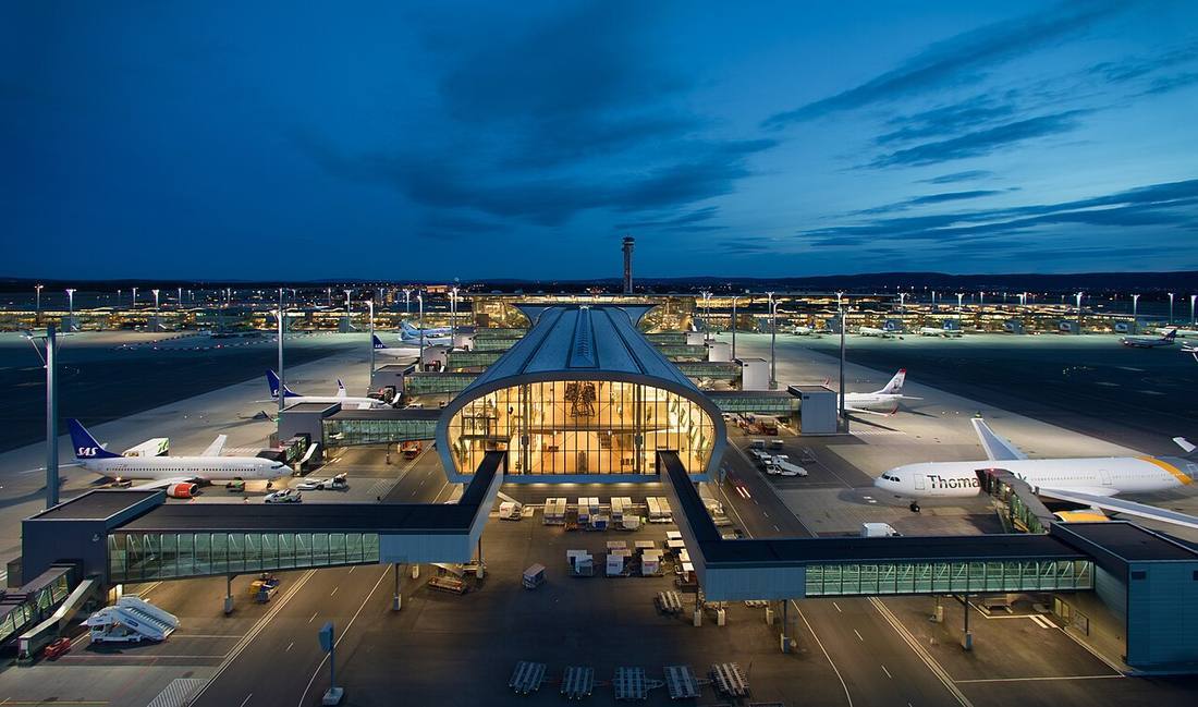 Oslo-Gardermoen International Airport: the airport and the towns a transfer from OSL serves